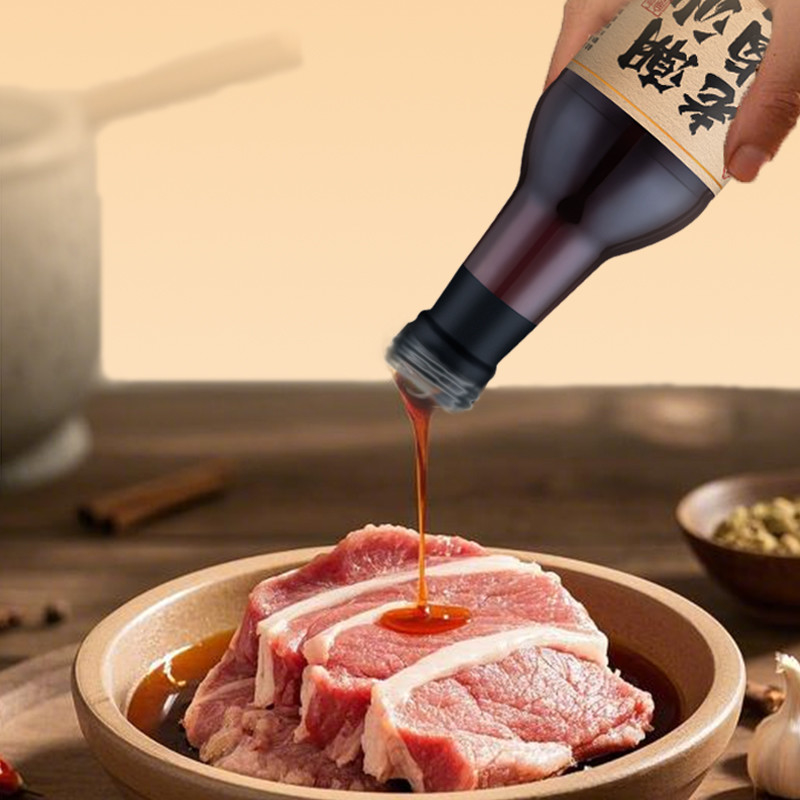 Add kitchen treasure Chaoshan old marinade glass bottle old marinade marinated duck goose meat sauce beef marinade family 255ml