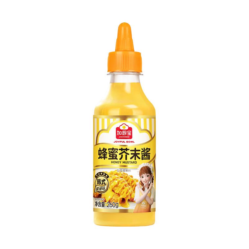 Korean Honey Mustard Home squeeze bottle Sushi fried chicken Sauce Mustard shrimp ball sauce Burger sandwich sauce