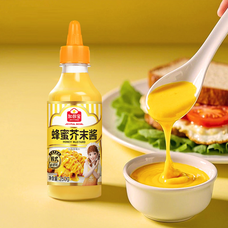 Korean Honey Mustard Home squeeze bottle Sushi fried chicken Sauce Mustard shrimp ball sauce Burger sandwich sauce
