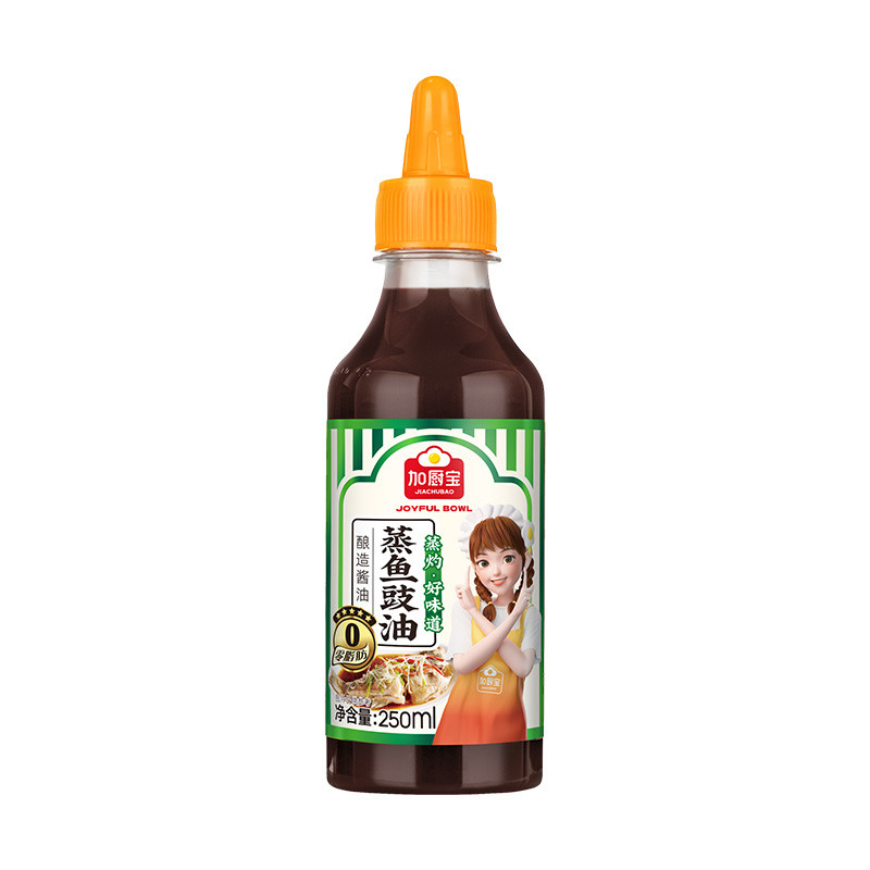 Add kitchen treasure steamed fish soy sauce 250ml seafood steamed light soy sauce steamed fish soy sauce seasoning brewed soy sauce to freshen stir-fried dishes