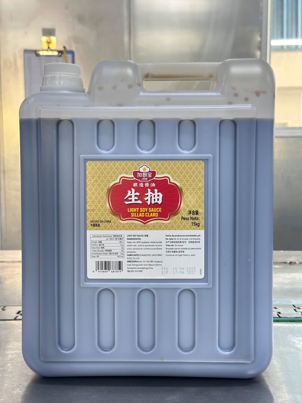 Chinese Food Manufacturer Liquid Soya Sauce Halal 15 KG Light Soy Sauce With Wholesale Price